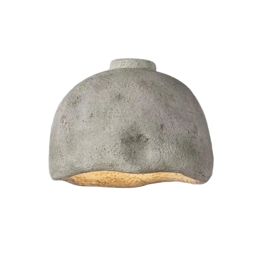 Rustic Stone-Texture Fiberglass Pendant Light BW8