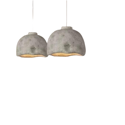Rustic Stone-Texture Fiberglass Pendant Light BW8