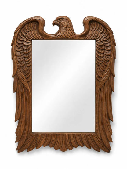 Luxury Antique Eagle Carved Wooden Wall Mirror BW52