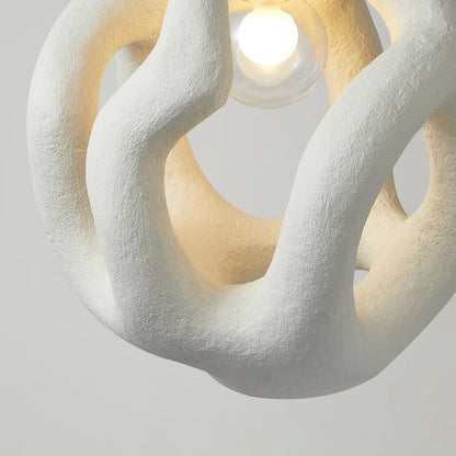 Sculptural Hollow Sphere Pendant Light BW26