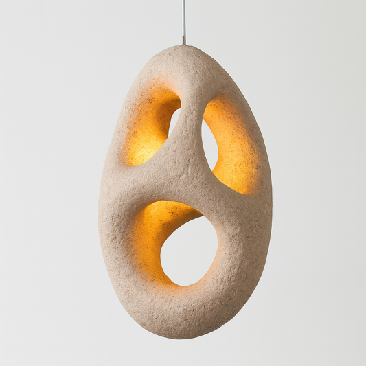 Pendant Light Japanese Wabi-Sabi Cream Beige BW3