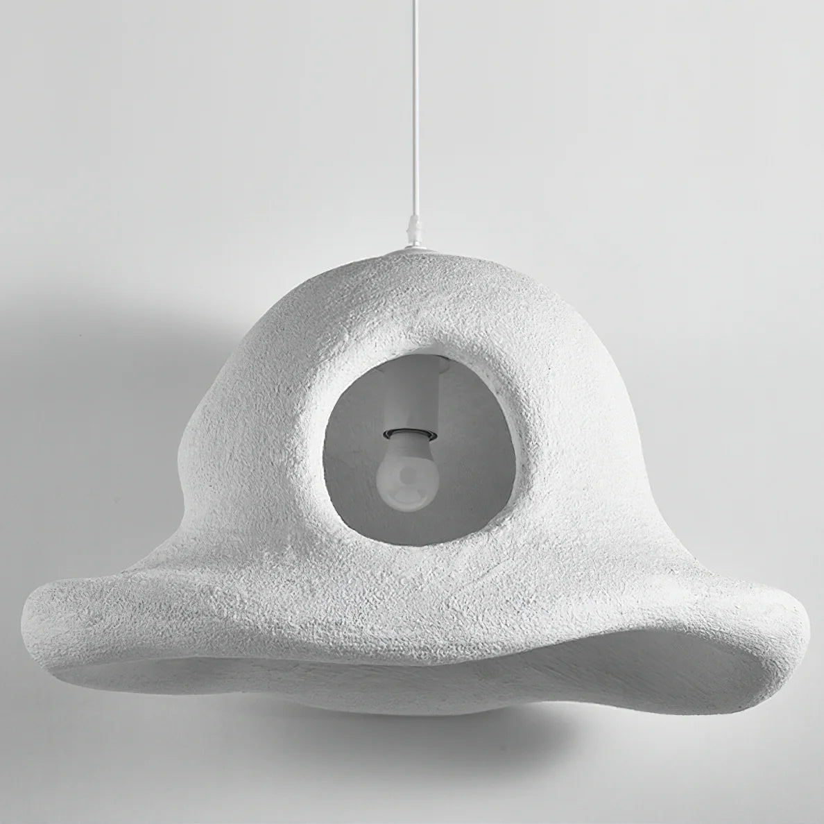 Olmi Hat Wabi-Sabi Sculptural Pendant Light BW9
