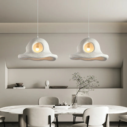 Olmi Hat Wabi-Sabi Sculptural Pendant Light BW9