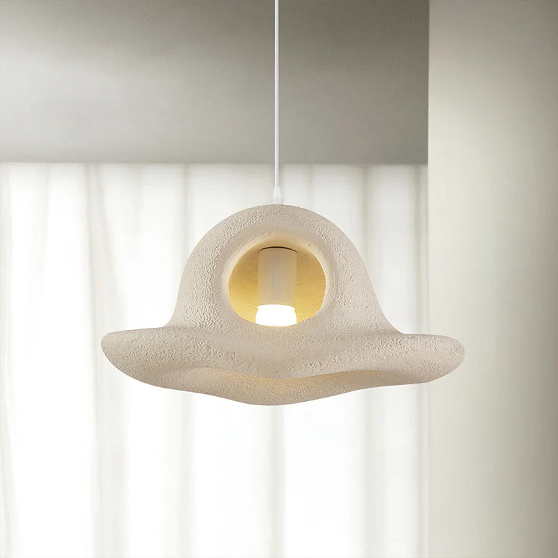 Olmi Hat Wabi-Sabi Sculptural Pendant Light BW9