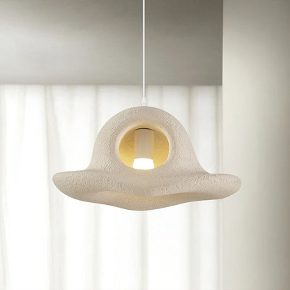 Olmi Hat Wabi-Sabi Sculptural Pendant Light BW9