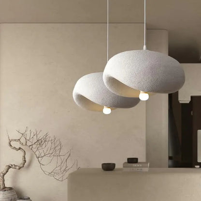 Wabi-Sabi Curved Stone Silhouette Pendant BW13
