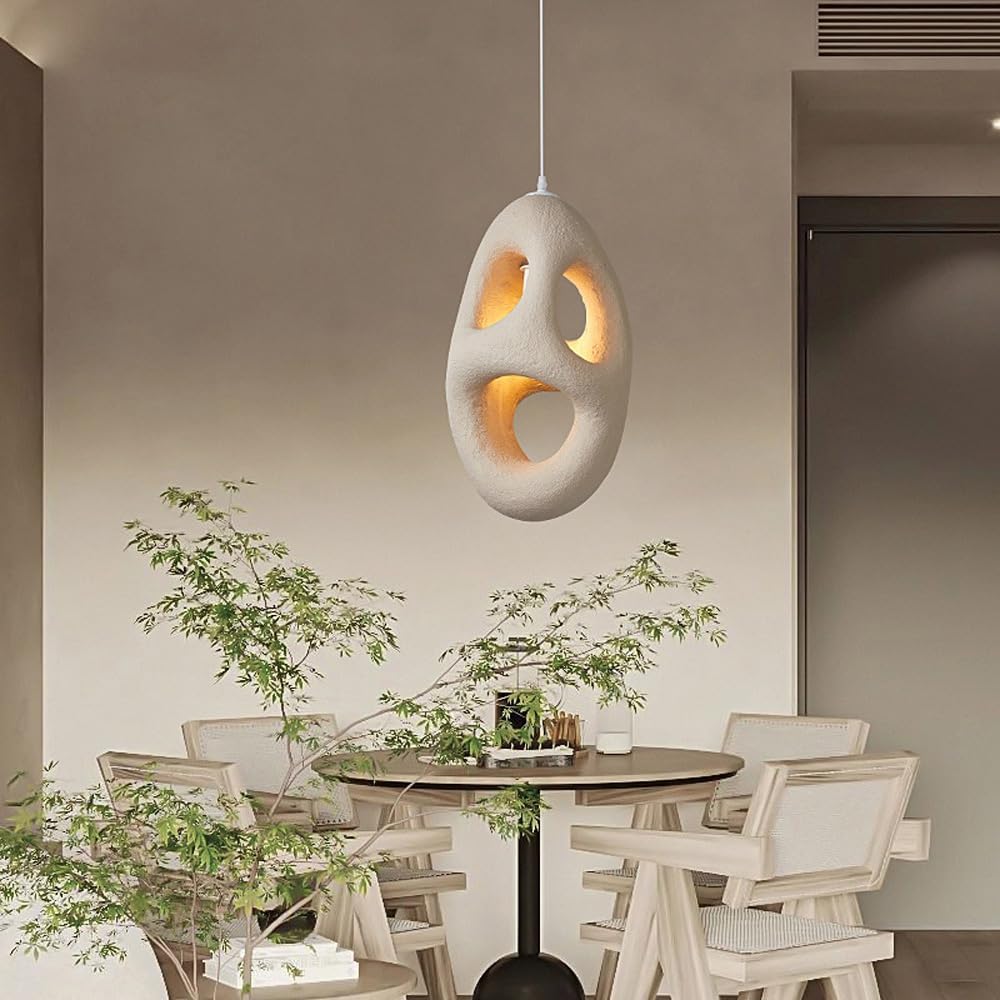 Pendant Light Japanese Wabi-Sabi Cream Beige BW3